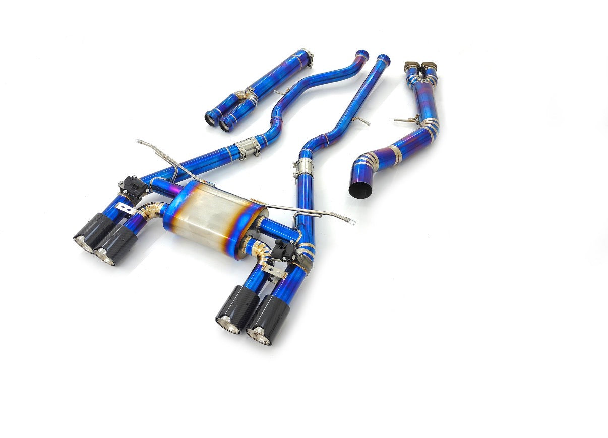 F8X M2C/M3/M4 Single Midpipe Valved Catback Exhaust