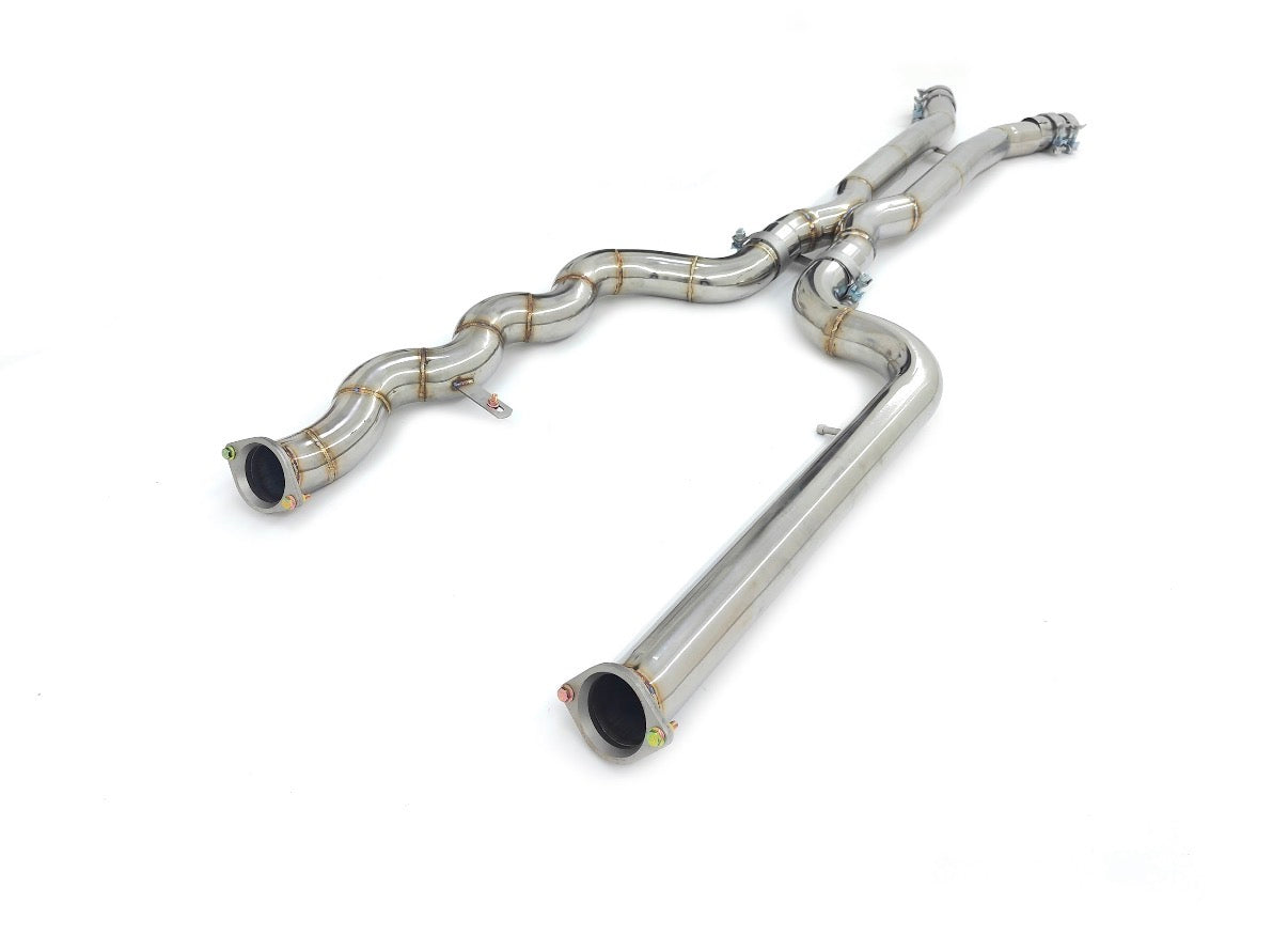 G8X M2/M3/M4 Equal Length X Pipe Single Midpipe